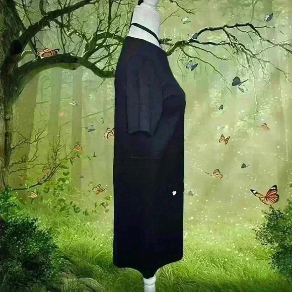 Brand New With Tags Zara Black Midi Dress - Picture 6 of 10